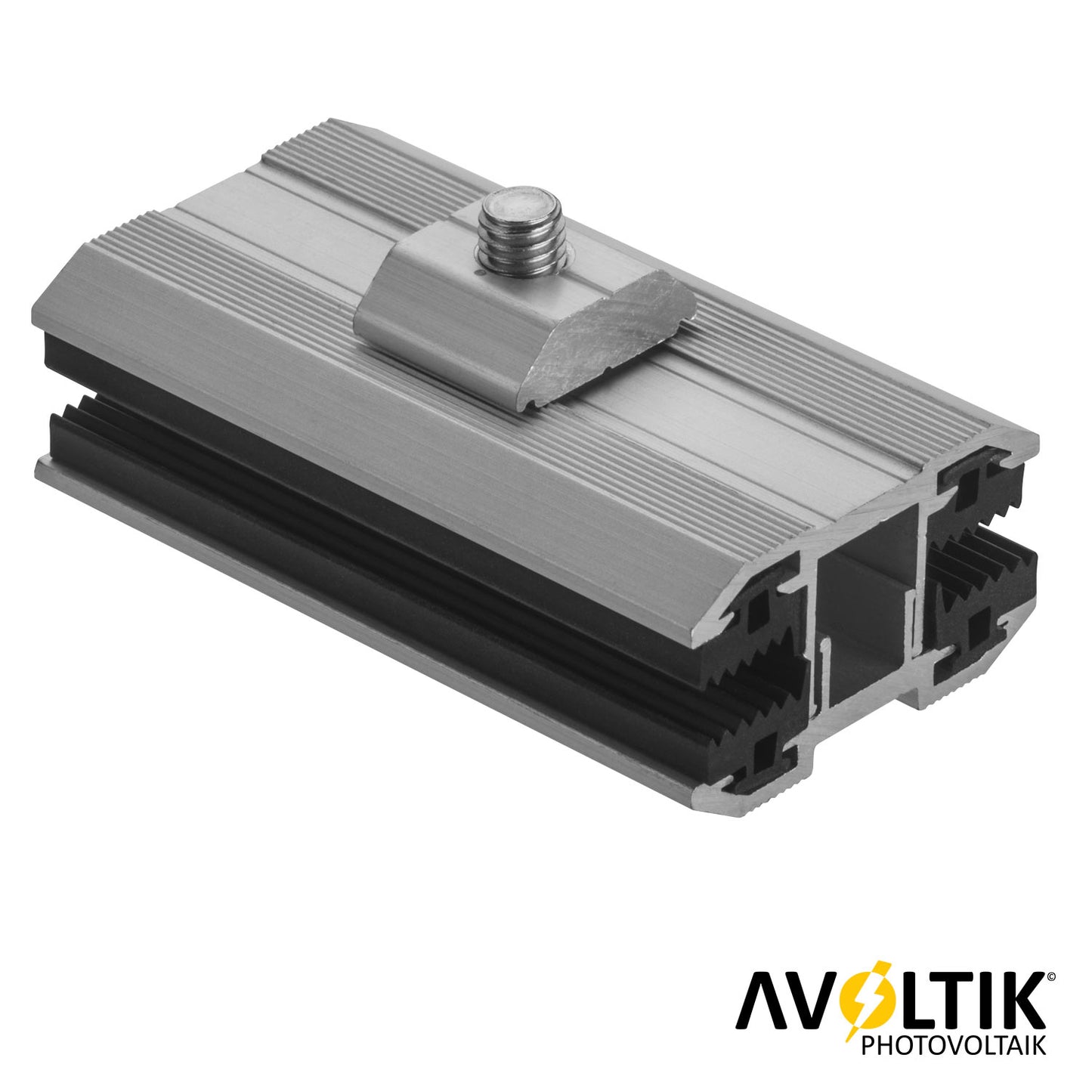Avoltik Photovoltaik ALU Laminatklemme Mittelklemme für Dünnschichtmodule Klemme von Unten