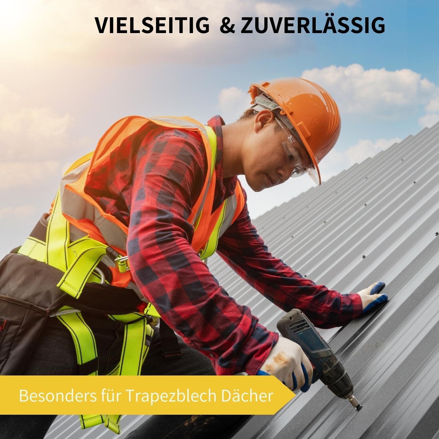 Avoltik Dachhaken Trapezblech Schienenbefestigungen aus qualitativ hochwertigem Edelstahl. Vielseitig und Zuverlässig. Besonders für Trapezblech Dächer.