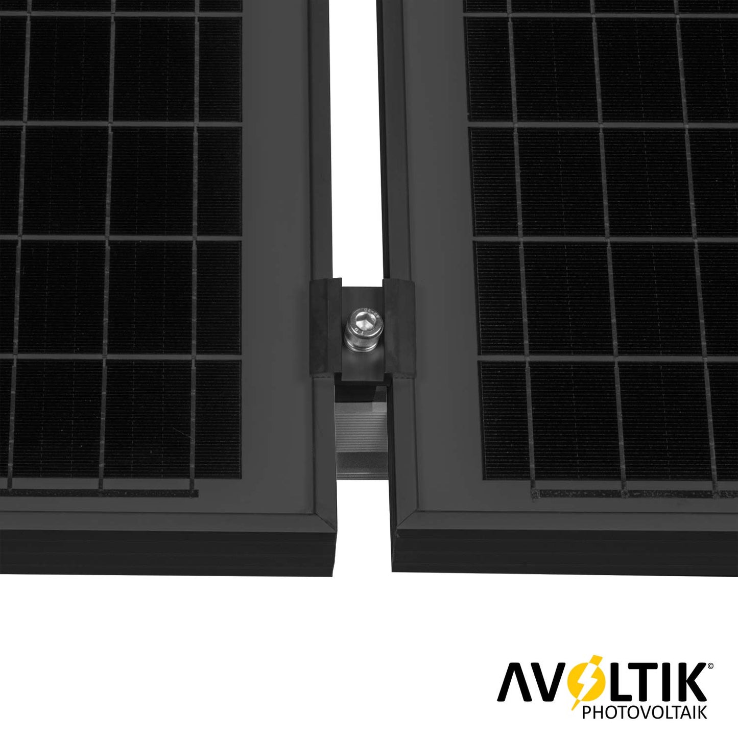 Avoltik Halterung Ziegeldach Montageset für Solarmodule 30-40 mm dicke schwarz Edelstahl Haken Anwendungsbeispiel Detail