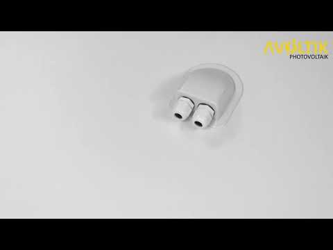 Avoltik Doppelte Kabelführungsdose ABS Set | Photovoltaik Solarmodul Montagesets