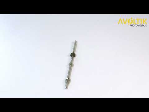 Avoltik Stockschraube M10 Edelstahl inkl. EPDM und Sperrzahnmutter 300mm Produktvideo