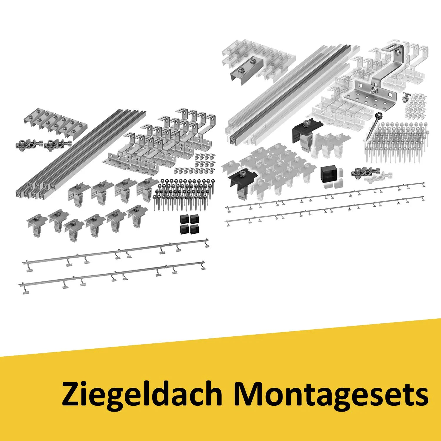 Ziegeldach Montagesets