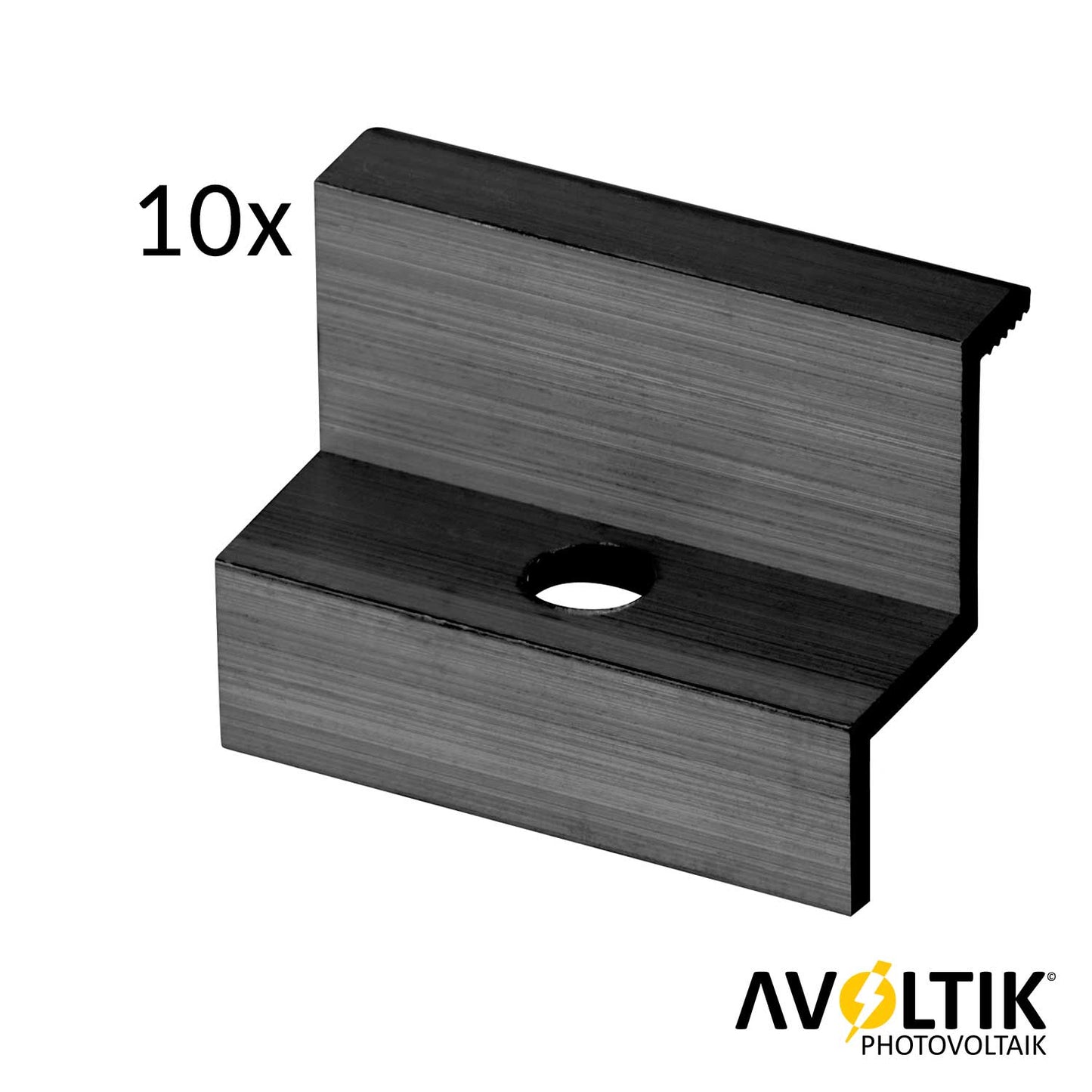 Avoltik Endklemme 35 mm in Schwarz