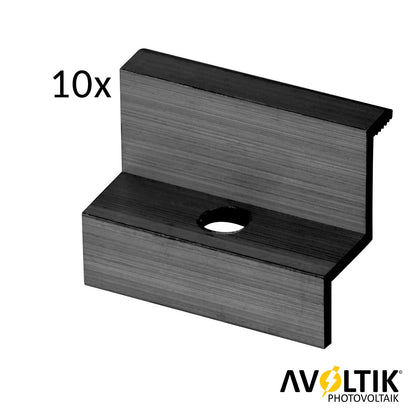 Avoltik Endklemme 35 mm in Schwarz