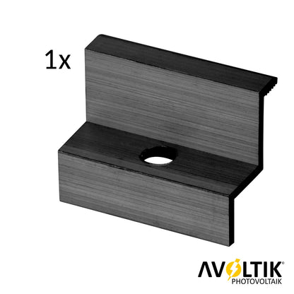 Avoltik Endklemme 35 mm in Schwarz