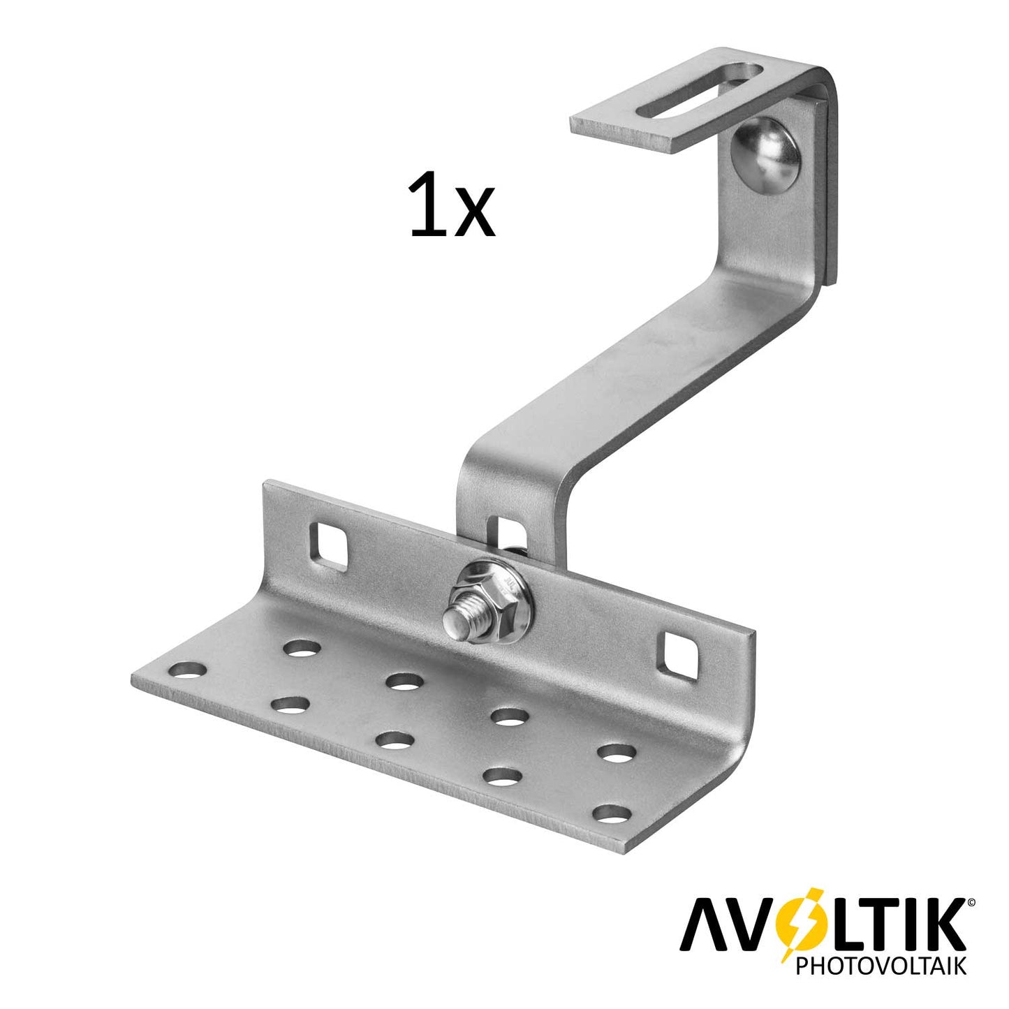 Avoltik Dachhaken Edelstahl 3-fach verstellbar/ Edelstahl 1.4301
