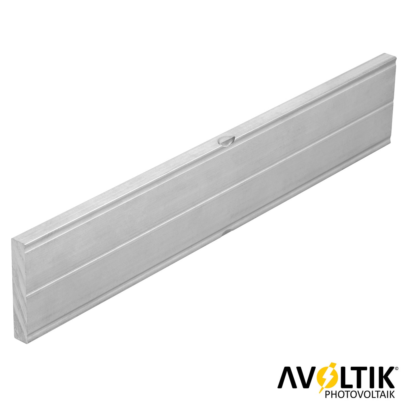 Avoltik  Profilverbinder /Schienenverbinder zum Einschieben für 40x40mm Solar Aluprofil Seitenansicht