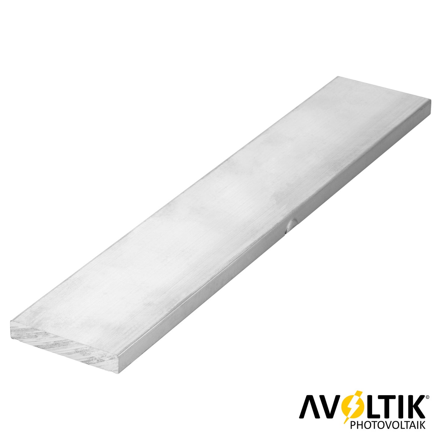 Avoltik  Profilverbinder /Schienenverbinder zum Einschieben für 40x40mm Solar Aluprofil Ansicht liegend