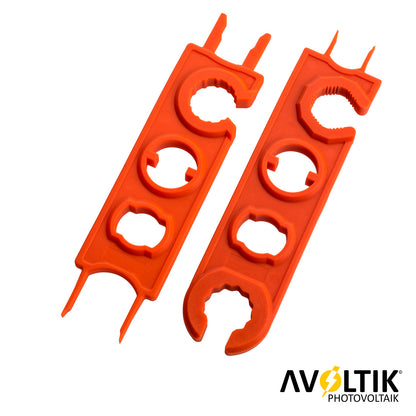 Avoltik Montagewerkzeug für MC4 Stecker Universalwerkzeug zur Montage, 2 Stück Rückseite