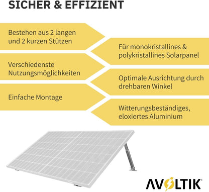 Avoltik Solarpanel-Aufständerung Produktinformationen