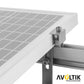 Avoltik Solarpanel Ziegeldach Befestigung für Paneele von 30-40mm Details Montage