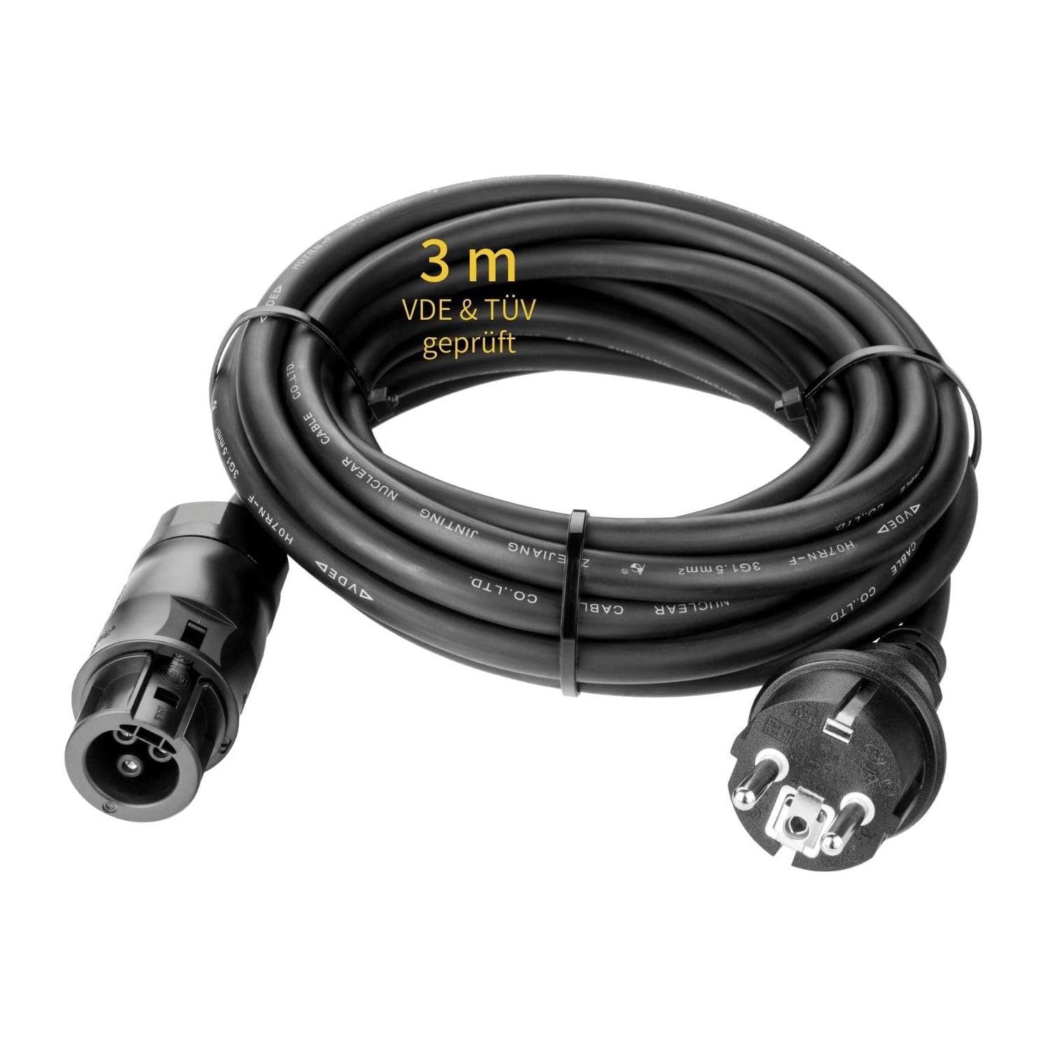 Avoltik 3 Meter BC01 auf Schuko Anschlusskabel für PV-Anlage Produktbild
