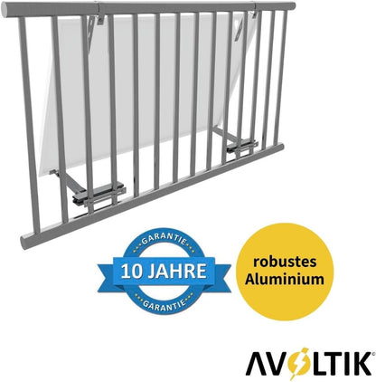 Avoltik Balkonhalterungsset für ein Solarpanel 10 Jahre Garantie, Robustes Aluminium