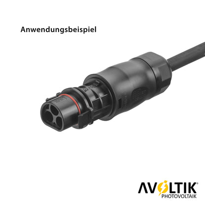 Avoltik Betteri LY01-BC01 Anschlussadapter Stecker Anwendungsbeispiel mit Kabel