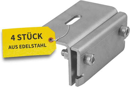 Avoltik Dachfalzklemme/ Edelstahl 1.4301 Produktbild 4 Stück