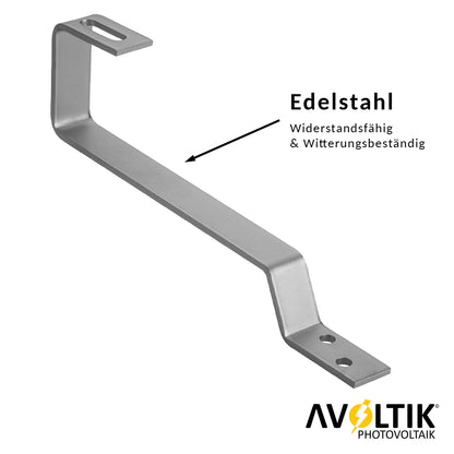 Avoltik Dachhaken Biberschwanz aus Edelstahl Witterungsbeständig