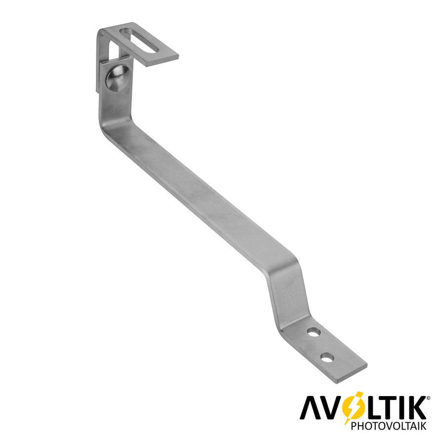Avoltik Dachhaken Biberschwanz höhenverstellbar aus rostfreiem Edelstahl/ Edelstahl 1.4301