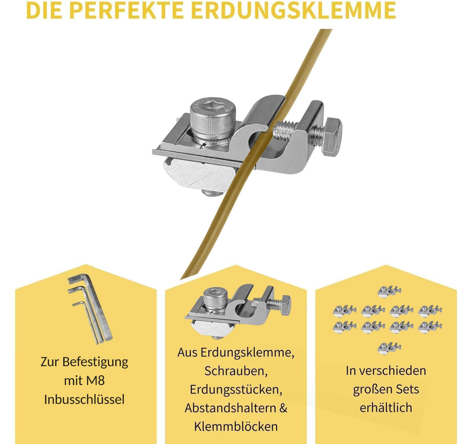 Avoltik Erdungsklemme. Die PErfekte Erdungsklemme. Produkthinweise