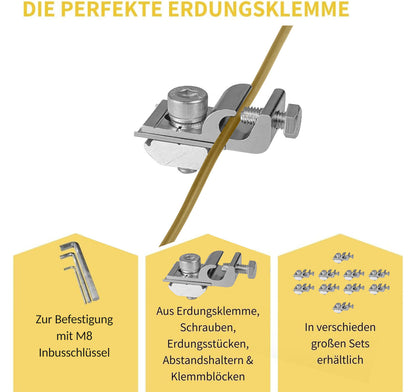 Avoltik Erdungsklemme. Die PErfekte Erdungsklemme. Produkthinweise