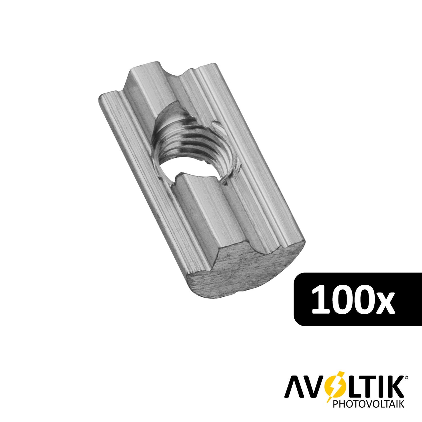 Avoltik Nutenstein M8 mit Federkugel 100 Stück