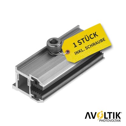 Avoltik Photovoltaik ALU Laminatklemme Endklemme für Dünnschichtmodule