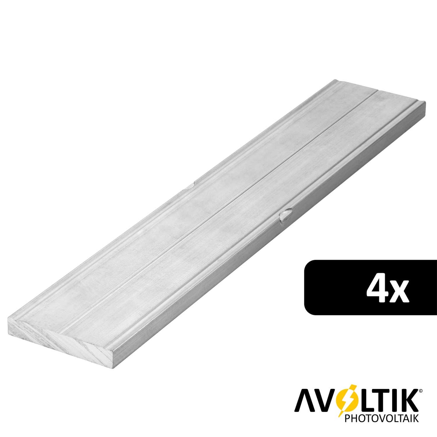 Avoltik  Profilverbinder /Schienenverbinder zum Einschieben für 40x40mm Solar Aluprofil 4 Stück