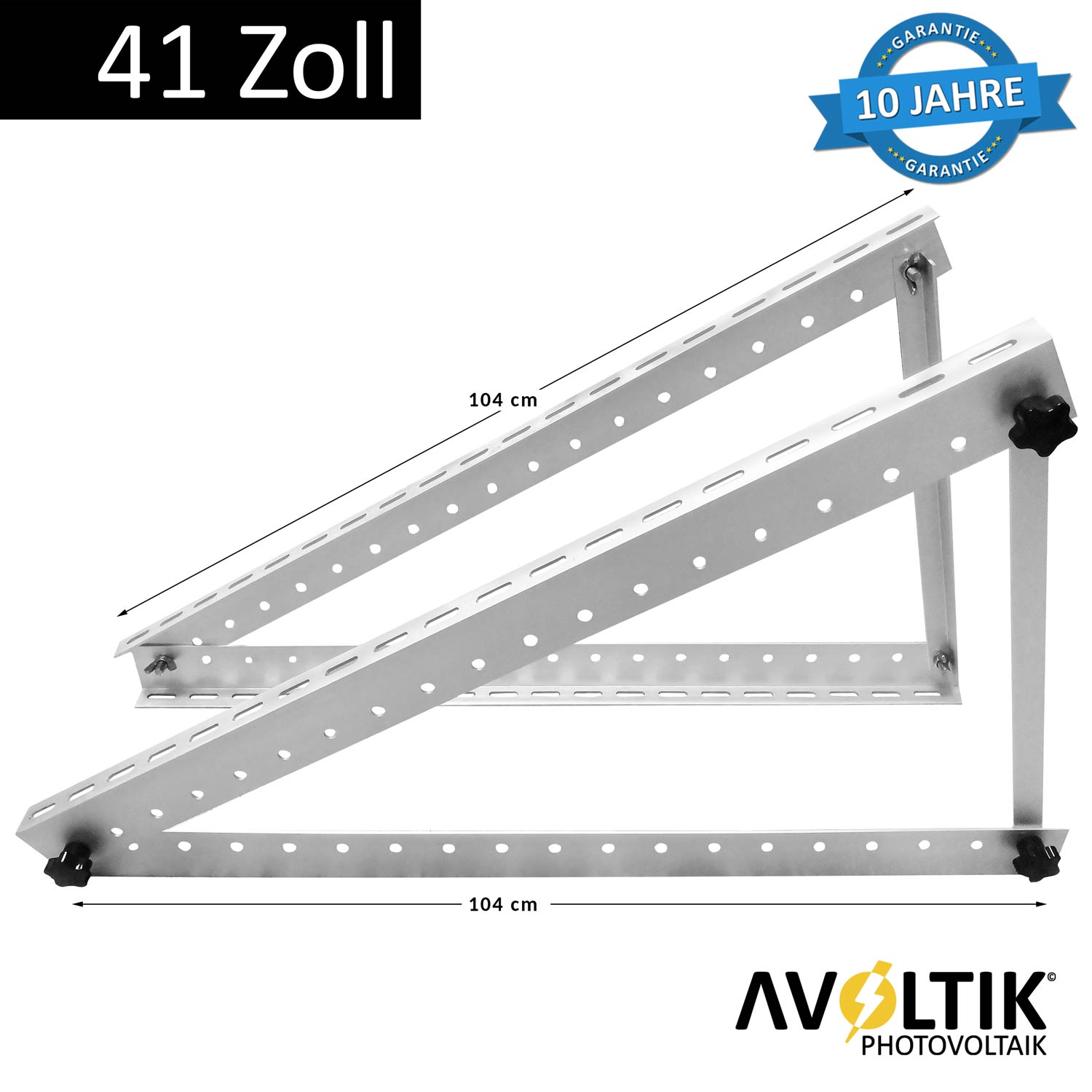 Avoltik Solarpanel-Aufsteller 41 Zoll 104 cm Produktbild