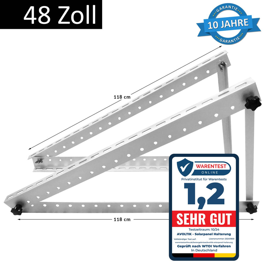 Avoltik Solarpanel-Aufsteller 48 Zoll 118 cm