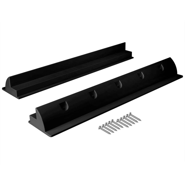 Avoltik Solarpanel ABS Halterung 68cm spoiler Solar Befestigung Montage für Wohnmobil in schwarz