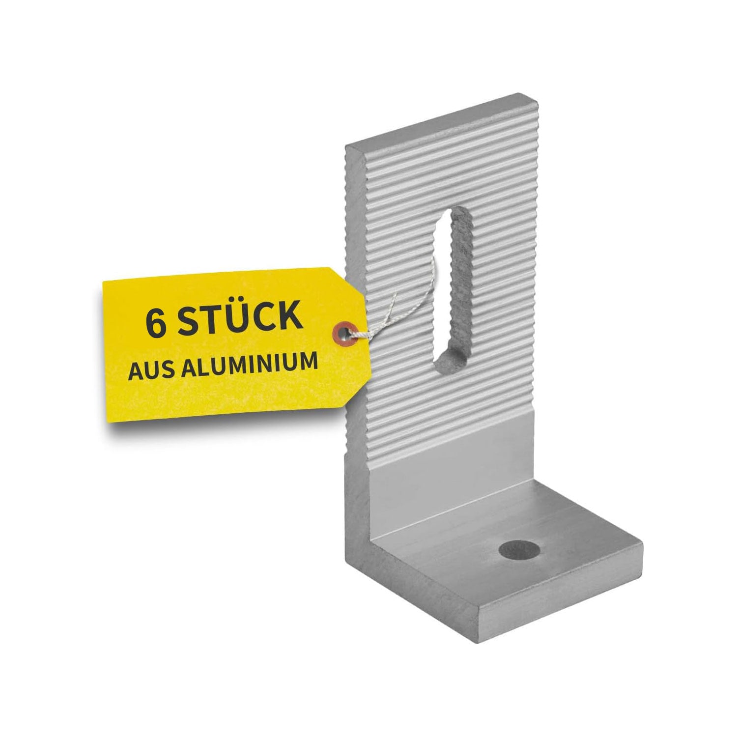 Avoltik Verbindungswinkel 90° L Fuß Halter Schienenverbinder Verbinder Produktbild 6 Stück