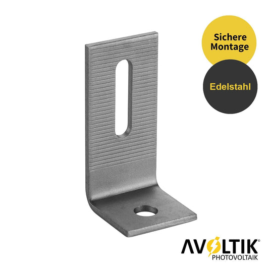 Avoltik Verbindungswinkel 90° L Fuß Halter Schienenverbinder Verbinder aus Edelstahl Produktbild