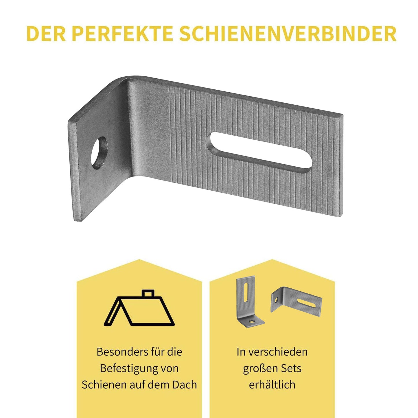 Avoltik Verbindungswinkel 90° L Fuß Halter Schienenverbinder Verbinder Produktinformationen