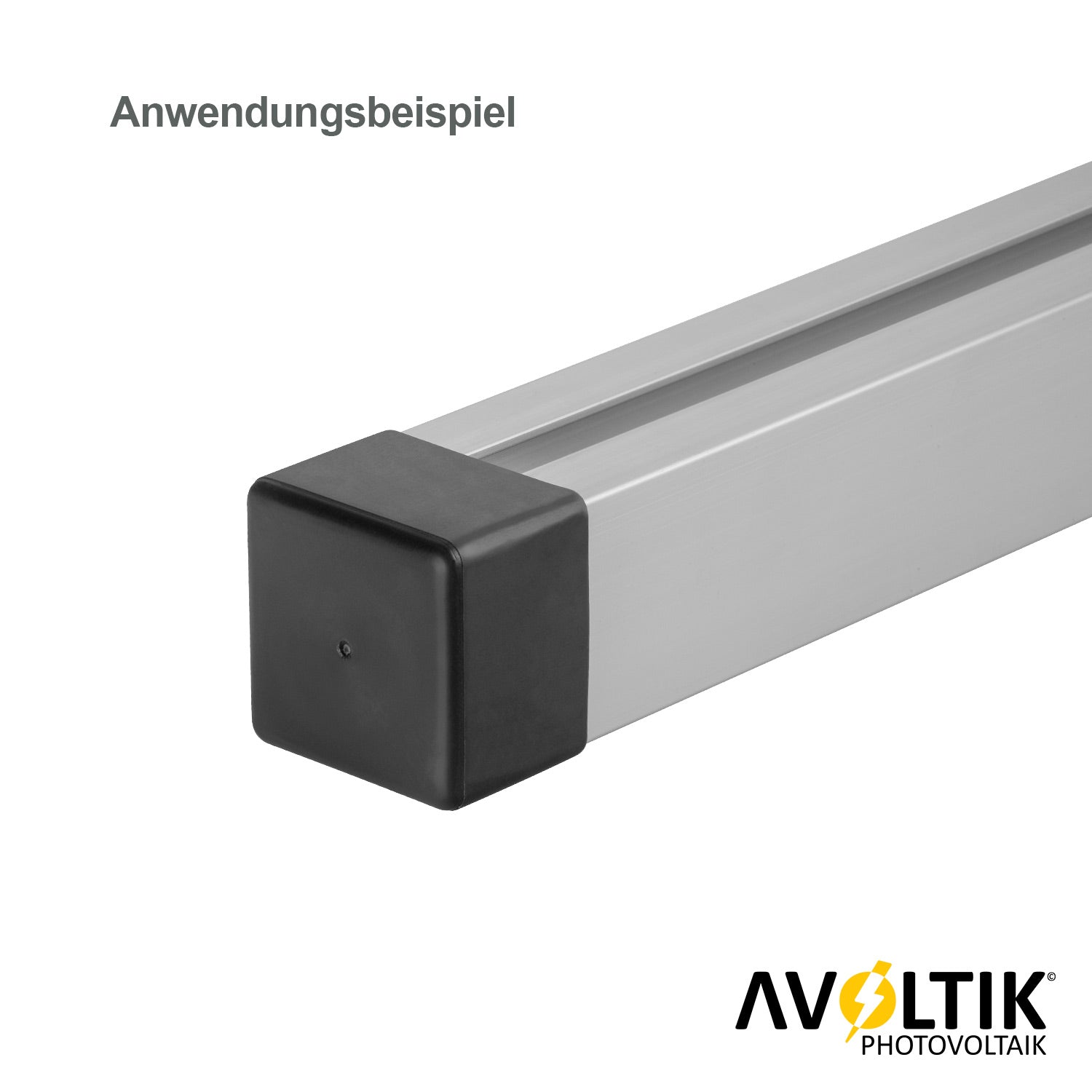 Endkappen für Aluprofile 40X40 MM Anwendungsbeispiel