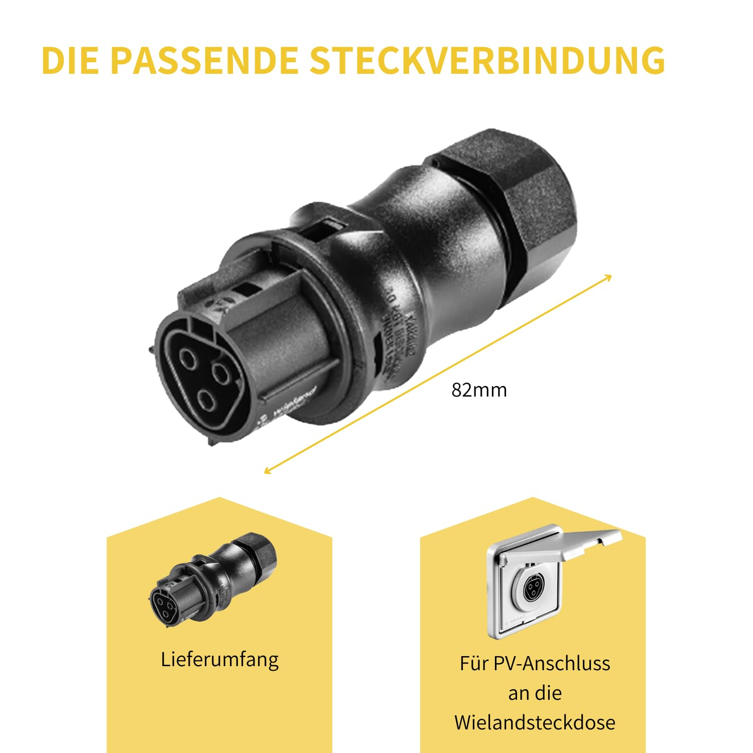 Wieland Steckverbinder Buchse 3-polig // 96.031.4053.1 // RST20I3S B1 ZR1 SW Details Lieferumfang