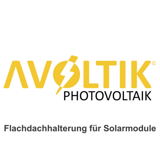 Avoltik Solarpanel Halterung für 4 Solar Module Aufbaumöglichkeiten