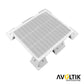 Avoltik 7er Set ABS Solarmodul Eck Halterung mit Kabelführungsdose Anwendungsbeispiel mit Solarpanel