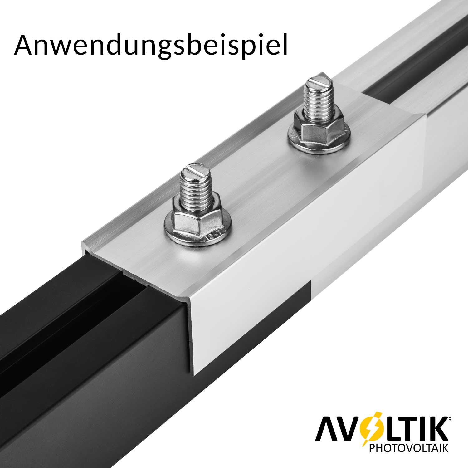 Avoltik Montageschiene C Profilverbinder für 40X40 Aluprofile ohne  Schrauben Anwendungsbeispiel