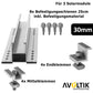 Avoltik Wellblechdach Montage Set 250mm 30mm silber für 3 Solarmodule Produktbild