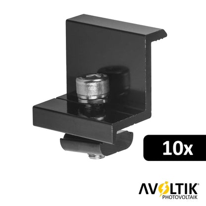 Avoltik Endklemme 35mm Schwarz 10 Stück