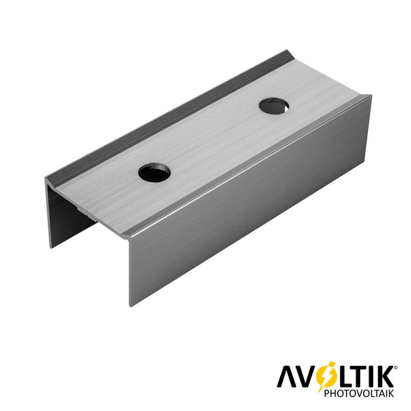 Avoltik Montageschiene C Profilverbinder für 40X40 Aluprofile ohne  Schrauben