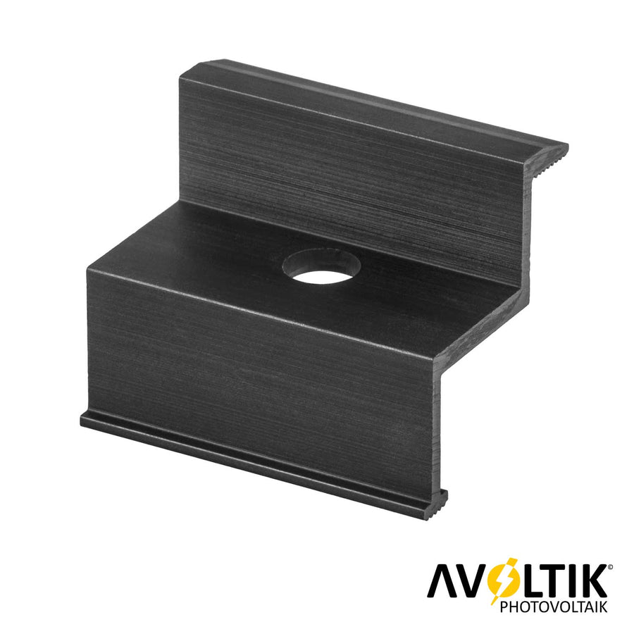 Avoltik Endklemme 35 mm in Schwarz