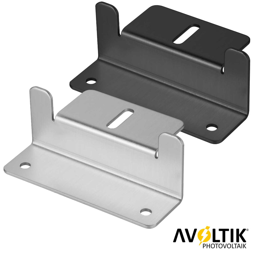 Avoltik Solarpanel Halterung Z-Winkel  II ( 4 Stück) in Silber oder Schwarz